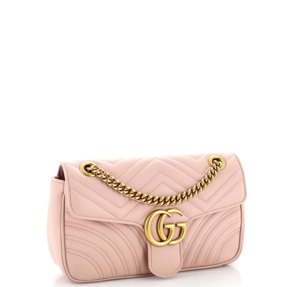 Gucci Gg Marmont Flap Bag Matelasse #89266G17B - Picture 2 of 9